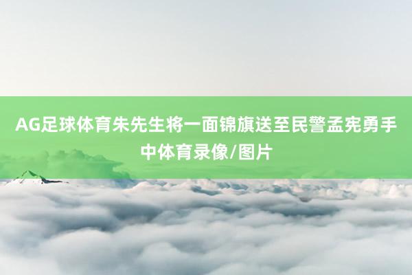 AG足球体育朱先生将一面锦旗送至民警孟宪勇手中体育录像/图片