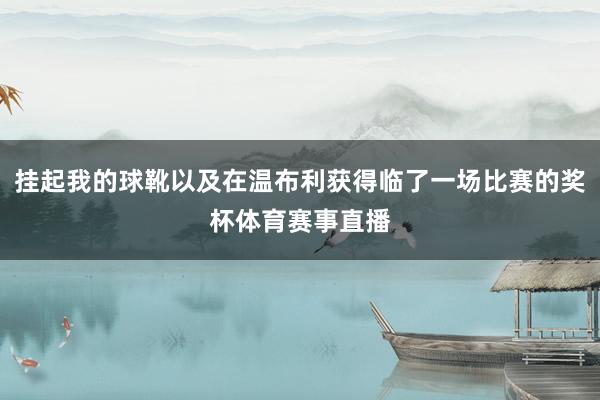 挂起我的球靴以及在温布利获得临了一场比赛的奖杯体育赛事直播